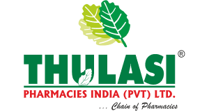 THULASI PHARMACY logo